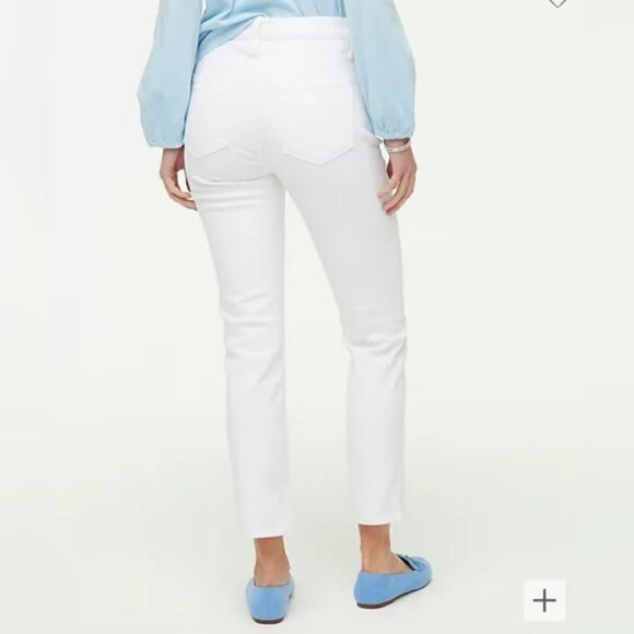 J.Crew Factory white Essential Straight denim jean button fly 28 - Picture 2 of 8